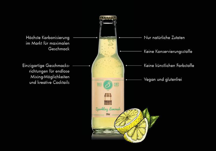 Produktbild Three Cents Sparkling Lemonade (24 x 20 cl)