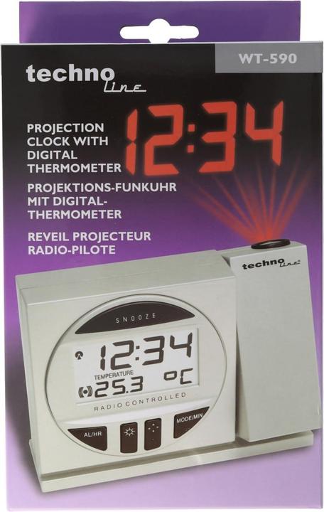 Image du produit AccuCell Funkwecker mit Projektion