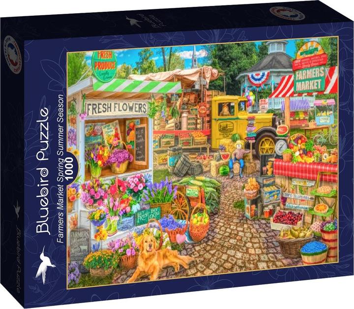 Produktbild Bluebird Puzzle 1000 pieces Farmers Market Spring Summer Season (1000 Teile)