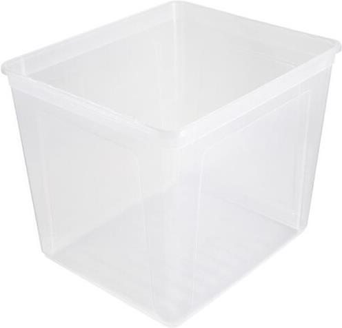 Actual product image keeeper 1058000100000 Storage box Rectangular Polypropylene (PP) Transparent (33.5 x 39 x 32 cm, 30 l)