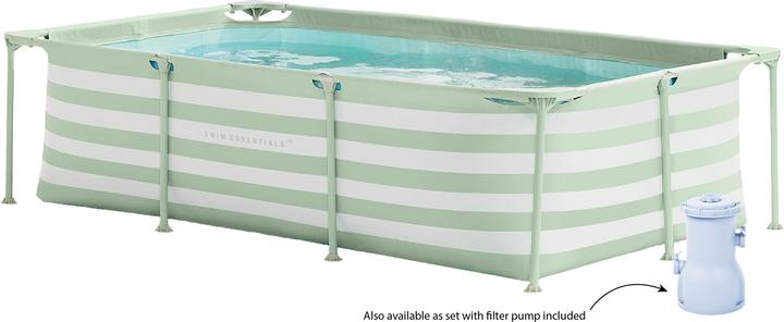 Produktbild Swim Essentials Grün gestreifter Luxus-Swimmingpool (260 x 160 x 65 cm)