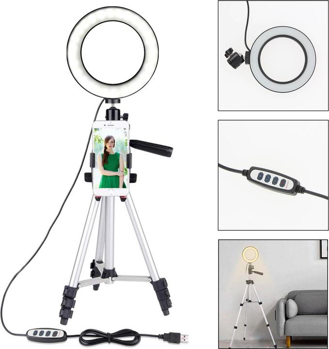 Immagine prodotto Avizar Treppiede illuminato a 360° (Anello di luce)