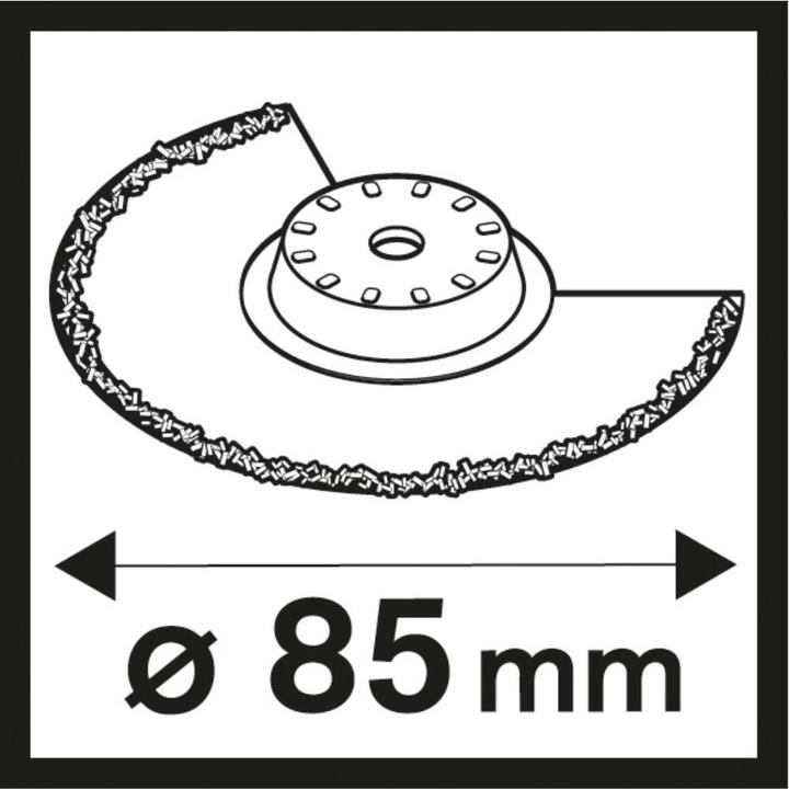 Immagine prodotto Bosch Professional Zubehör Lama a segmenti in carburo-RIFF ACZ 85 RT3, 85 mm, confezione da 1 pz.