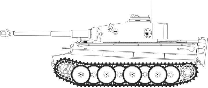 Produktbild Airfix Bausatz Panzer Tiger 1, frühe Version 1:35