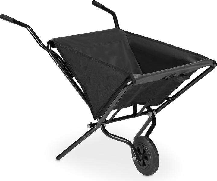 Actual product image Relaxdays Folding wheelbarrow