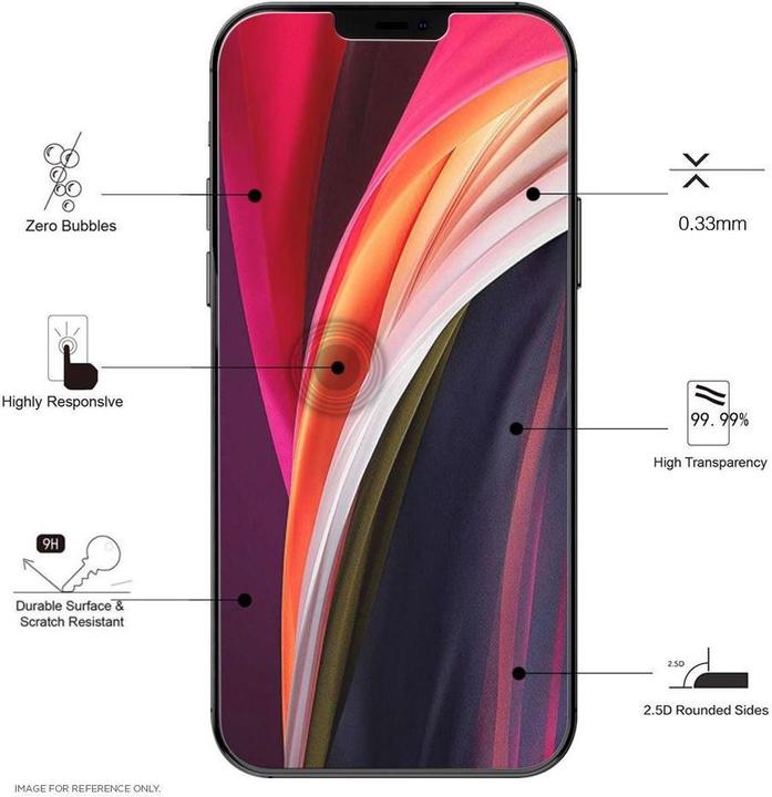 Immagine prodotto Eiger Mountain Glass Clear (1 Pezzo/i, Apple iPhone 12 mini)