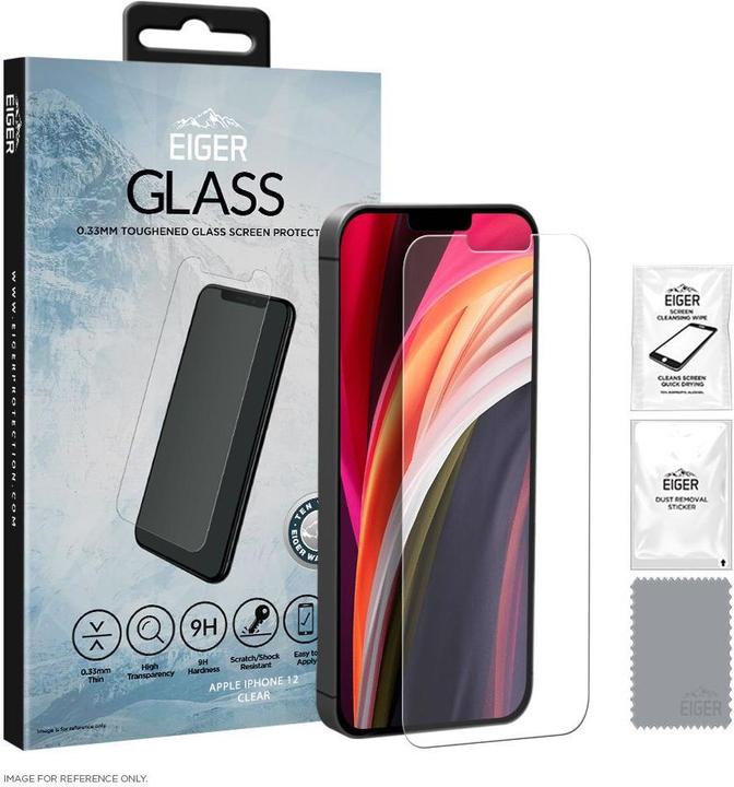Immagine prodotto Eiger Mountain Glass Clear (1 Pezzo/i, Apple iPhone 12 mini)