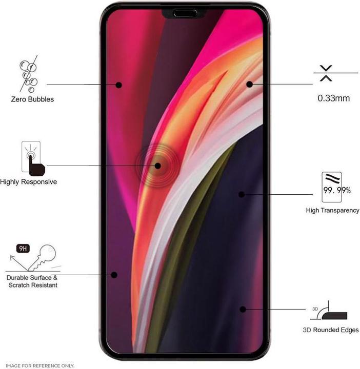Immagine prodotto Eiger Mountain Glass Clear Edge (1 Pezzo/i, Apple iPhone 12 mini)
