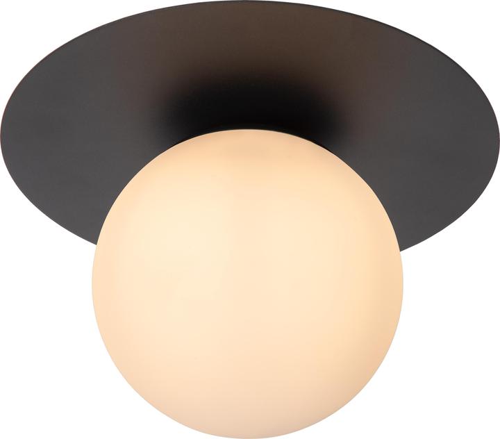 Actual product image Lucide TRICIA - Ceiling light - Ø 25 cm - 1xE27 - Black 79187/01/30 (E27)