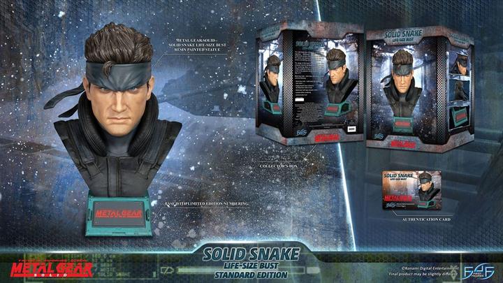 Immagine prodotto First 4 Figures Metal Gear Solid buste 1/1 Solid Snake 56 cm