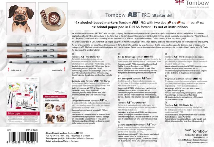 Immagine prodotto Tombow Penne con punta in fibra ABT PRO Set 6 pezzi (Marrone, 6 x)