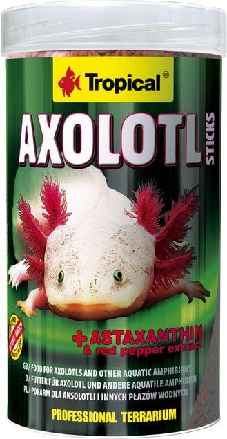 Tropical Axolotl Sticks - Futter für Axolotl - 135g (250 ml)