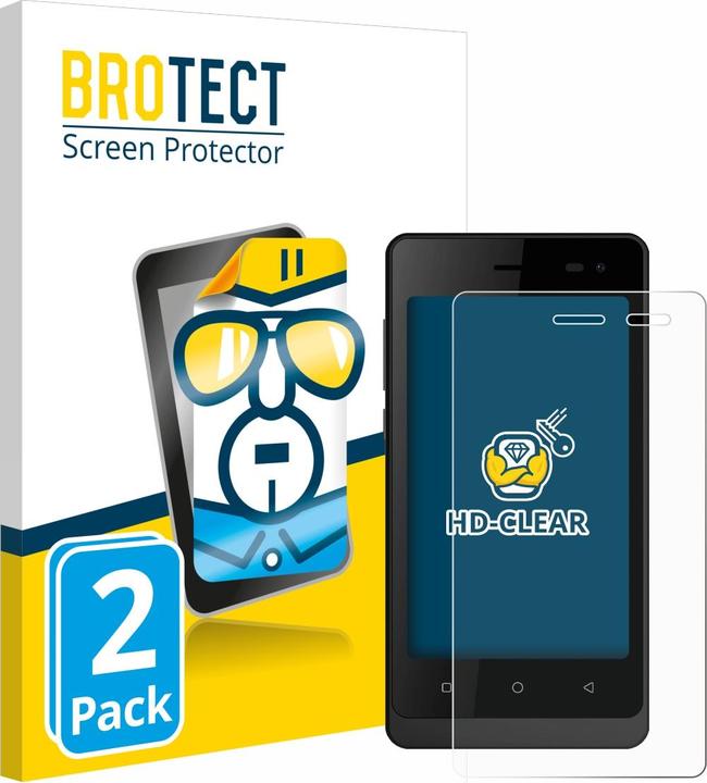 Productafbeelding BROTECT Schermbeschermer Clear (2 Stuk, Logicom Golf 2)