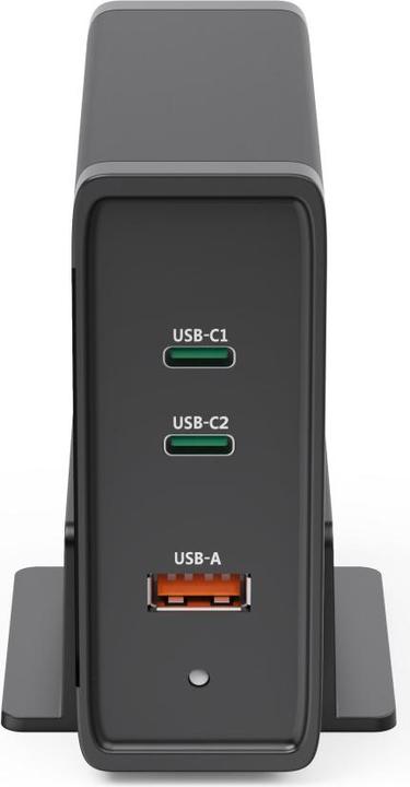 Image du produit Hama Station de charge USB-C universelle, GaN, 3 ports, Power Delivery (PD), 5-28V/140W (140 W)