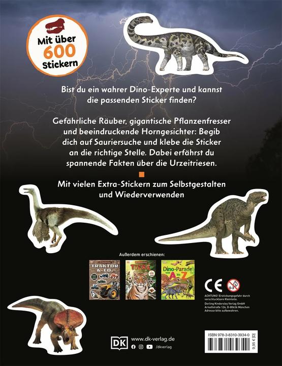 Image du produit Lexique des autocollants. Dinosaures