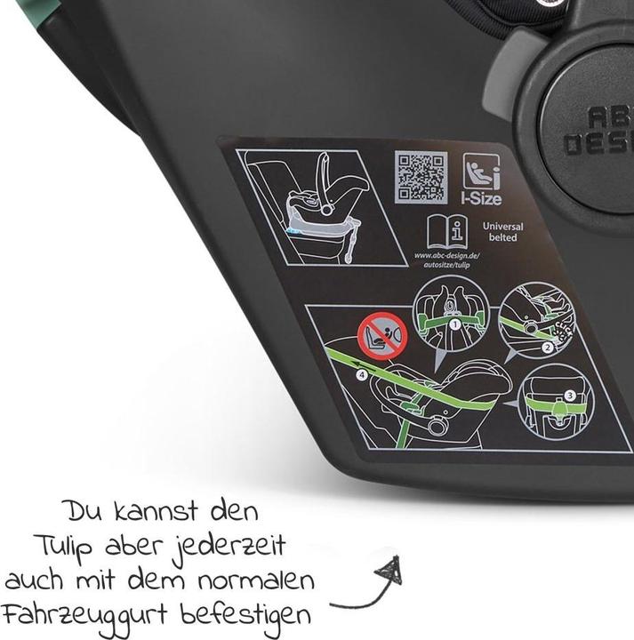 Produktbild ABC Design ABC Tulip Babyschale i-Size / 0 bis ca. 13 kg (Babyschale, ECE R129/i-Size Norm)