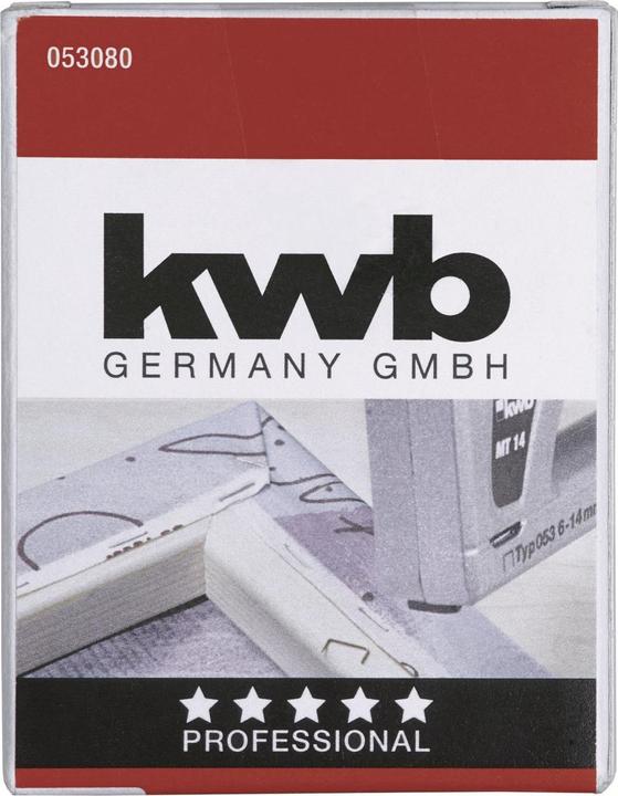 Immagine prodotto kwb Punti metallici tipo 053 8 mm filo standard 11,4 mm 5000 pezzi/confezione
