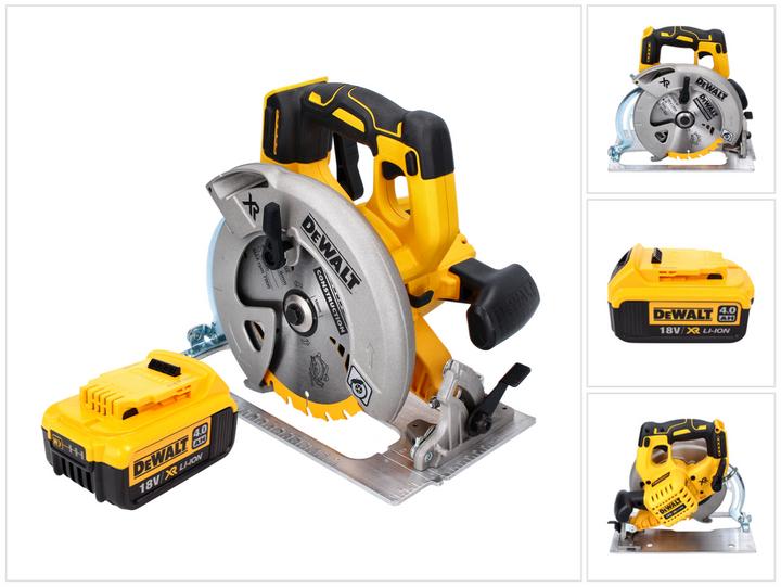 Productafbeelding DeWalt DCS 570 Accu handcirkelzaag 18 V 184 mm Brushless + 1x accu 4.0 Ah - zonder lader