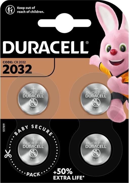 Immagine prodotto Duracell CR2032 (4 pz., CR2032, 225 mAh)