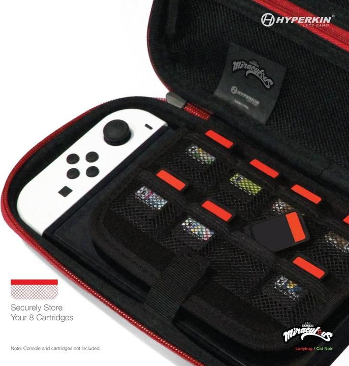Produktbild Hyperkin Switch Tasche Miraculous Bug & Cat (Switch Lite, Switch OLED, Switch)