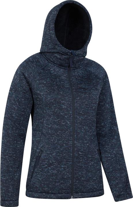 Immagine prodotto Mountain Warehouse Nevis Felpa con Cappuccio e Zip Intera Cerniera su intera lunghezza Donna (46 D)