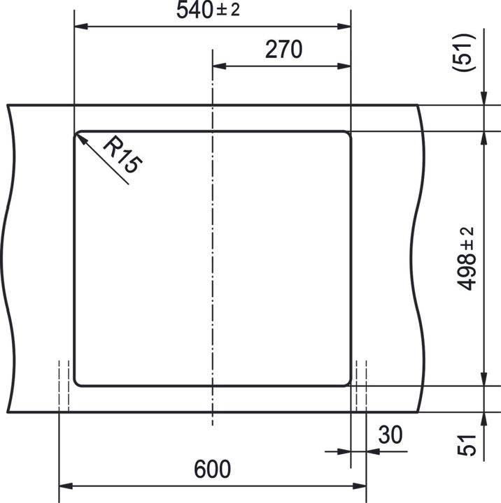 Produktbild Franke Maris MRG 610-52 (Aufsatzspülbecken, 52 cm, 51 cm)
