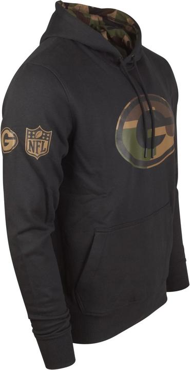 Actual product image New Era Fleece Hoody - NFL Green Bay Packers black - M (M)