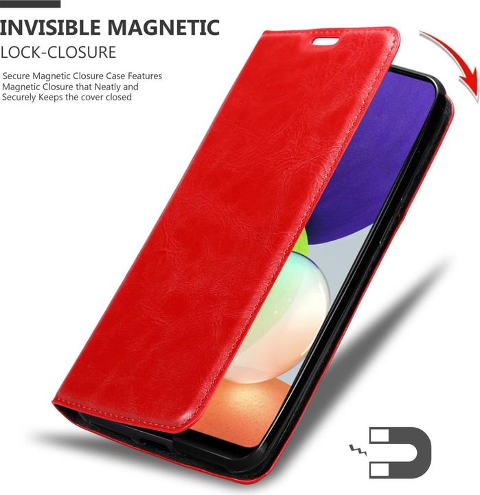 Actual product image Cadorabo Book Invis. Magnet sleeve (Samsung Galaxy M22, Samsung Galaxy A22, Samsung Galaxy A32)