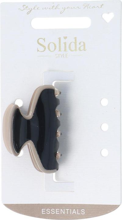 Produktbild Solida Haarklammer schwarz/beige
