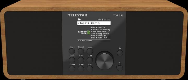 Telestar TOP 250 (Internetradio, DAB+, FM, Bluetooth, WLAN)