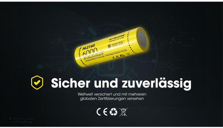 Produktbild Nitecore NL2160 (1 Stk., 21700, 6000 mAh)