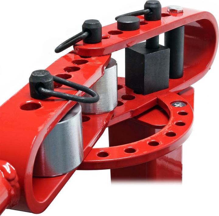 Produktbild Wiltec Biegegerät Biegemaschine Rund Vierkant Flach Bau Stahl Rundbiegen Bieger (49.20 mm)