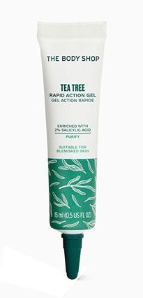 Body Shop Tea Tree Night Gel For Skin Imperfections Rapid Action Gel - 15 Ml (15 ml)