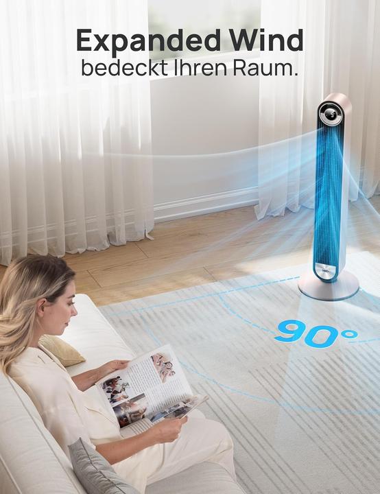 Image du produit Dreo Turmventilator Sternenlicht mit Sprachsteuerung (23 dB)