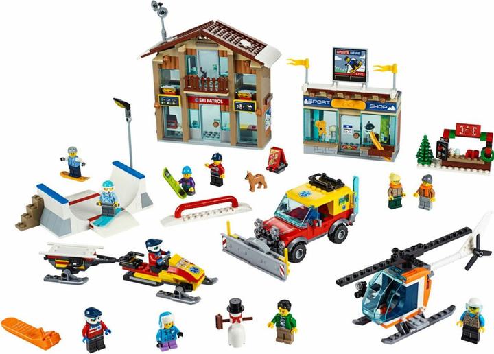 Actual product image LEGO ski resort (60203, LEGO City)