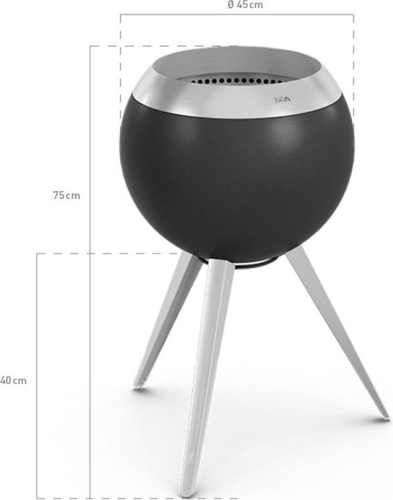 Immagine prodotto Höfats Ciotola MOON 45 con base alta (45 cm)