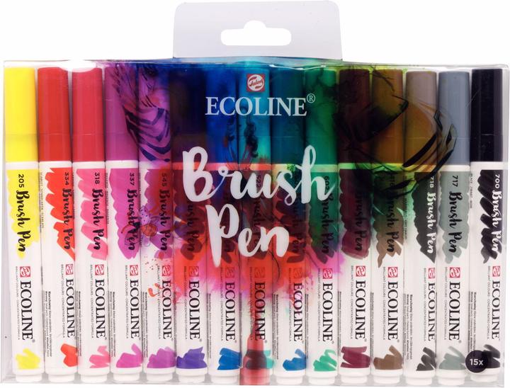 Immagine prodotto Talens Pennello Ecoline (Multicolore, 15 x)