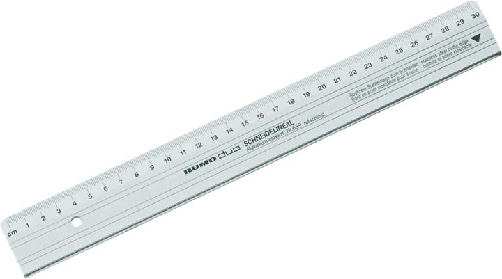 Immagine prodotto Rumold Righello da taglio DUO 30,0 cm, argento (30 cm)