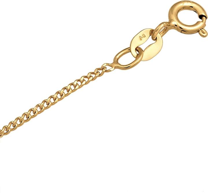 Actual product image Elli Heart (925 Sterling silver gold-plated, No stone, Enamel, 40 cm)
