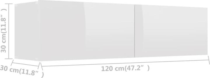 Actual product image VidaXL Jericho (120 x 30 x 30 cm)