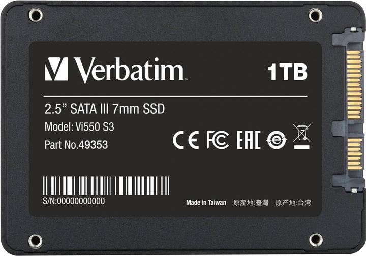Actual product image Verbatim Vi550 S3 (1000 GB, 2.5")