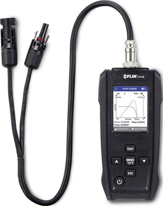 Produktbild Flir Solarpanel-Tester und I-V-Kennlinien-Tracer mit Temperaturmessungen PV48 So