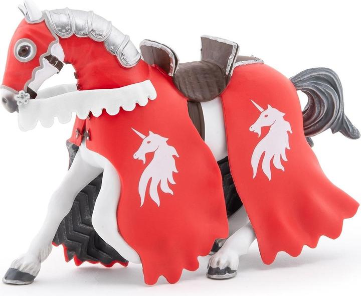 Actual product image Papo Horse of unicorn knight with lance