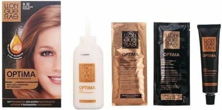 Immagine prodotto Llongueras OPTIMA colore per capelli #8.32-biondo chiaro naturale (8.32)