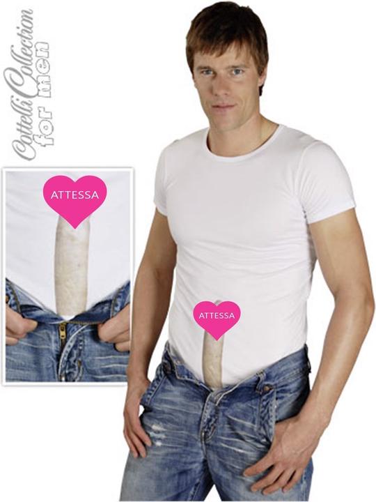 Actual product image Cottelli Collection Party gag men shirt with lout print (XL)