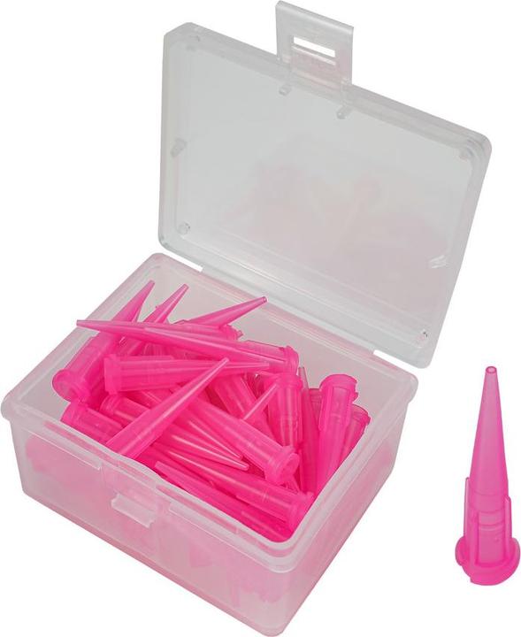 Actual product image Wetec Plastic dosing needles, Ø inside 0.61 mm, pink