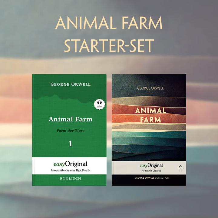 Produktbild Animal Farm / Farm der Tiere (mit Audio-Online) - Starter-Set (Englisch, Deutsch, Ilya Frank, George Orwell, Ulrike Wittmann, 2023)
