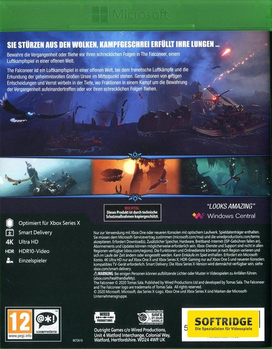 Immagine prodotto Wired Productions Falconeer - Edizione del primo giorno (Xbox Series X, Xbox One X, EN)