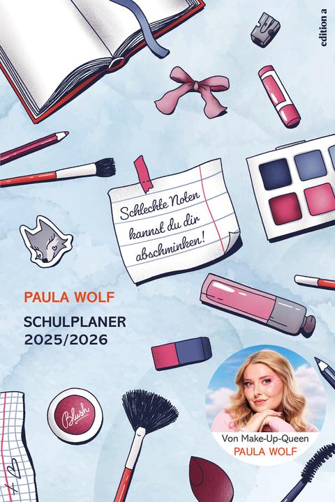 Actual product image Paula Wolf Schulplaner 2025/2026 (German)