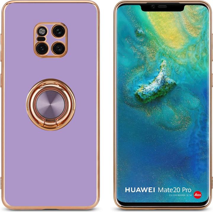 Image du produit Cadorabo Housse pour Huawei MATE 20 PRO en TPU avec protection pour appareil photo et anneau LM089 Style (Mate 20 Pro)